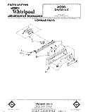 CONSOLE Diagram and Parts List for SHU30140  Whirlpool Dishwasher