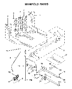 Part Location Diagram of W11186523 Whirlpool HOLDER-ORF