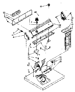 Top And Console Diagram and Parts List for LE3000XSWO  Whirlpool Dryer