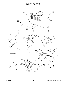 Unit Parts Diagram and Parts List for KRFF305ESS07  KitchenAid Refrigerator