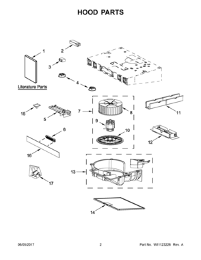 Part Location Diagram of W11100663 Whirlpool CNTRL-ELEC