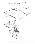 COMPONENT SHELF AND LATCH Diagram and Parts List for KEBI141WBL3  KitchenAid Wall Oven