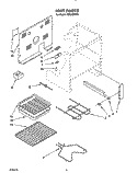 UNIT, LIT/OPTIONAL Diagram and Parts List for FES340YW0  Roper Range