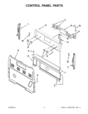 Part Location Diagram of W11122536 Whirlpool CNTRL-ELEC