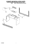 Part Location Diagram of W10139642 Whirlpool Vent Grille - Biscuit