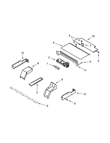 Top Venting Parts Diagram and Parts List for WOS11EM4EB00  Whirlpool Wall Oven