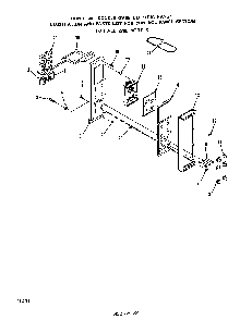 Control Panel Diagram and Parts List for 2765*0A  Roper Range