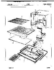 02 - Freezer Compartment Diagram and Parts List for NT15E5V  Whirlpool Refrigerator
