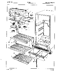 03 - Fresh Food Compartment Diagram and Parts List for NT17D4GA  Whirlpool Refrigerator