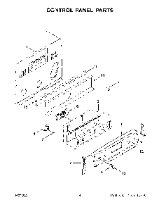 Part Location Diagram of W11527493 Whirlpool SWTCH-MEMB