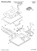 SECTION Diagram and Parts List for KECC507HSS2  KitchenAid Cooktop