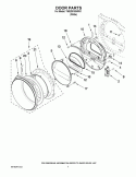 Part Location Diagram of W10215764 Whirlpool WINDOW