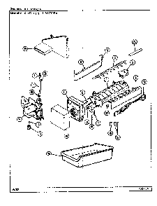 05 - Ice Maker Diagram and Parts List for RB171PFA  Whirlpool Refrigerator