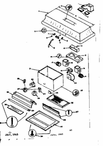 Part Location Diagram of 7018 Maytag Motor bracket