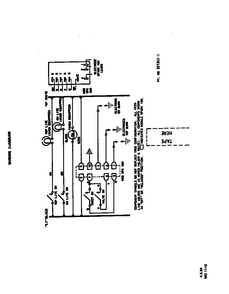 Wiring Diagram Diagram and Parts List for F4357W1  Roper Range