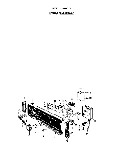Console Panel Diagram and Parts List for 8565L20  Roper Dishwasher