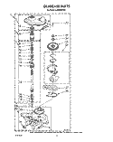 GEARCASE Diagram and Parts List for LA9320XTW1  Whirlpool Washer