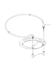 Heater Parts Diagram and Parts List for WDF780SLYB3  Whirlpool Dishwasher
