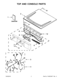 Part Location Diagram of W10555104 Whirlpool HARNS-WIRE