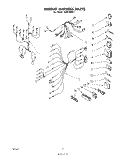 WIRING HARNESS Diagram and Parts List for RJM76001  Whirlpool Microwave