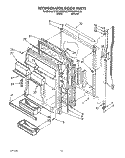 Part Location Diagram of 1121074 Whirlpool COMPARTMENT DOOR, UTILITY
