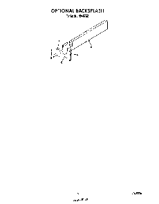 ^backsplash Diagram and Parts List for N9457*2  Roper Range