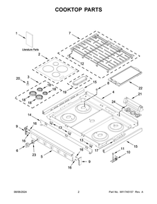 Part Location Diagram of W11729926 Whirlpool BURNR-HEAD