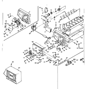 Ice Maker Parts Diagram and Parts List for 106R14GIMY  Kenmore Refrigerator