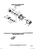 PUMP AND MOTOR, MISCELLANEOUS Diagram and Parts List for WU3000X1  Roper Dishwasher