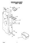 FREEZER LINER Diagram and Parts List for RS22BRXBW00  Roper Refrigerator