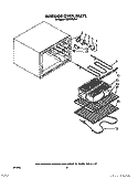 INTERIOR DOOR Diagram and Parts List for RS575PXR4  Whirlpool Range