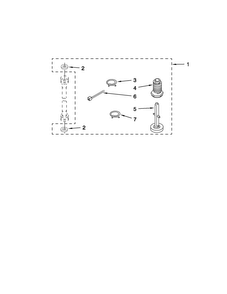 Miscellaneous Parts Diagram and Parts List for 11088752799  Kenmore Washer Dryer Combo