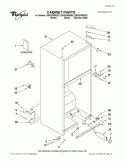 CABINET PARTS Diagram and Parts List for G9IXEFMWS02  Whirlpool Refrigerator
