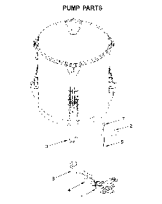 Pump parts Diagram and Parts List for 11028133414  Kenmore Washer