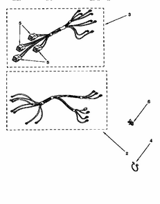 Wiring Harness Diagram and Parts List for RF302BXDQO  Whirlpool Range