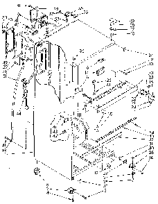 Cabinet Diagram and Parts List for ET18MKXSN03  Whirlpool Refrigerator