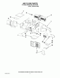 AIR FLOW PARTS Diagram and Parts List for IMH16XWQ0I  Whirlpool Microwave