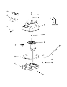 Part Location Diagram of W10724212 Whirlpool BUTTON