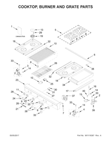 Part Location Diagram of W10883622 Whirlpool HOLDER-ORF