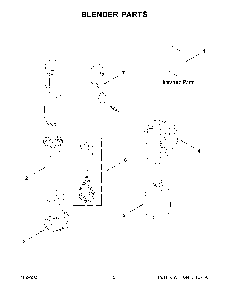 Blender Parts Diagram and Parts List for 5KHBBV83BCA0  KitchenAid Blender