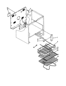 Oven Diagram and Parts List for RM975PXKN0  Whirlpool Microwave Oven Combo