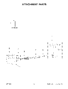 Attachment Parts Diagram and Parts List for KSMFVSP0  KitchenAid Mixer