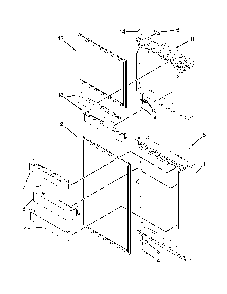 Door parts Diagram and Parts List for 10676393412  Kenmore Refrigerator