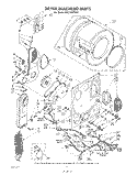 Part Location Diagram of 312147 Whirlpool washer, flat (sold individually, 2 recommended)