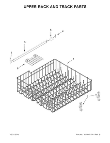 Part Location Diagram of W11390112 Whirlpool SHELF
