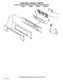 Part Location Diagram of WPW10172473 Whirlpool Touchpad