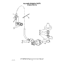 FILL AND OVERFILL Diagram and Parts List for KUDA22SWWH0  KitchenAid Dishwasher