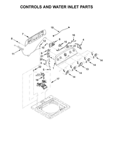 Part Location Diagram of W11176265 Whirlpool KNOB