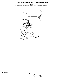Power Lock Diagram and Parts List for N9608*0  Roper Range