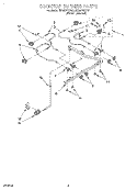 COOKTOP BURNER Diagram and Parts List for SF387PEYN7  Whirlpool Range